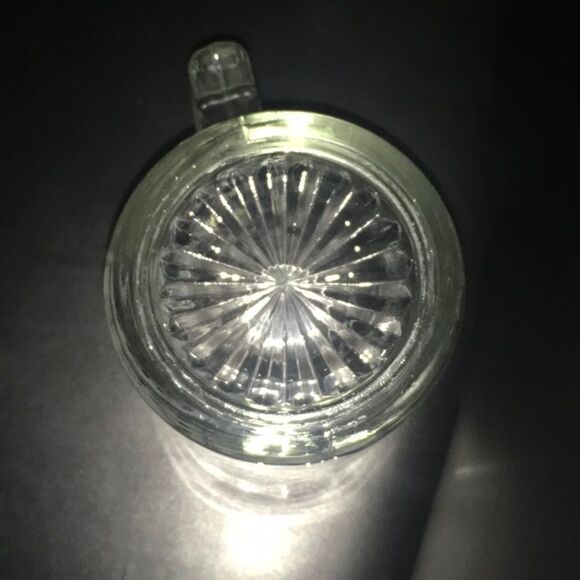 Outerbanks NC drinking glass clear glass 7” tall beer mug Berr Stein Euc OXB - Picture 4 of 8